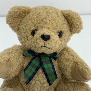 Rare Elizabeth Arden Plush Teddy Bear Tight Knit Seated 10” Classic